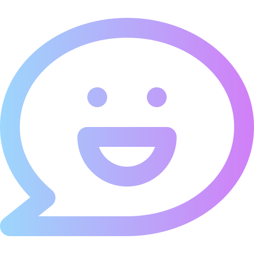 Speech bubble Super Basic Rounded Gradient icon