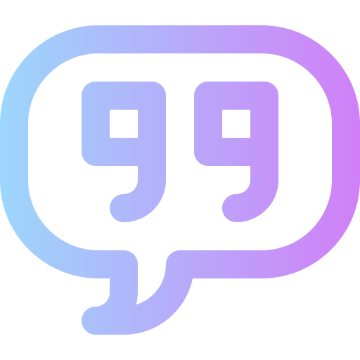 Speech bubble Super Basic Rounded Gradient icon