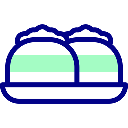 바클라바 Detailed Mixed Lineal color icon
