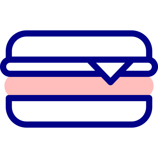 kanapka Detailed Mixed Lineal color ikona