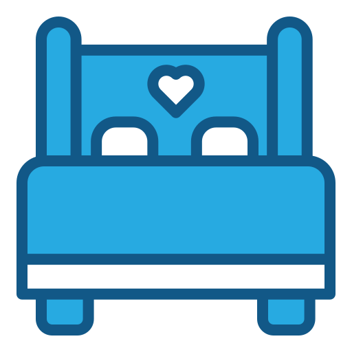 Double bed Generic Blue icon