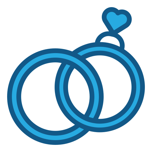 anillo de bodas Generic Blue icono