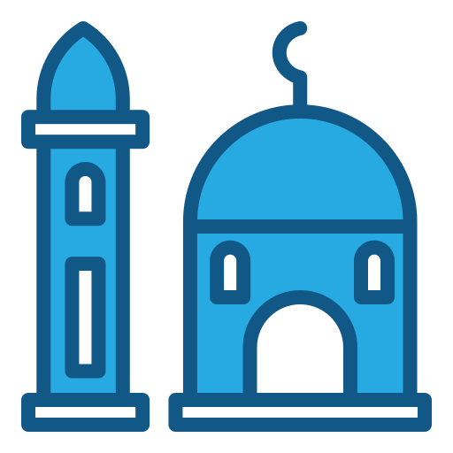 Mosque Generic Blue icon