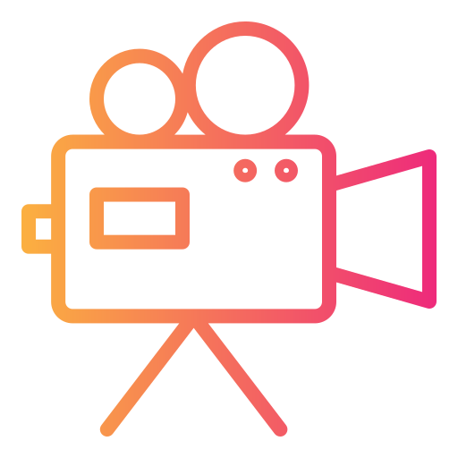 ビデオカメラ Generic Gradient icon