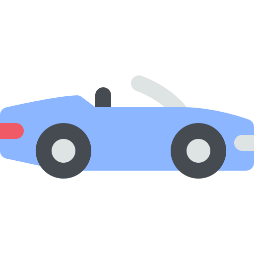 cabriolet Generic Flat icon