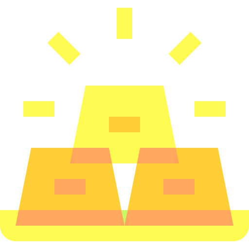 sztabki złota Basic Sheer Flat ikona