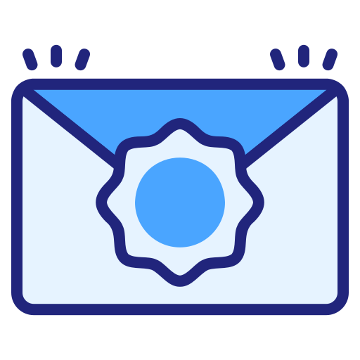 Mail Generic Blue icon