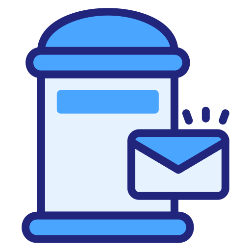 brievenbus Generic Blue icoon