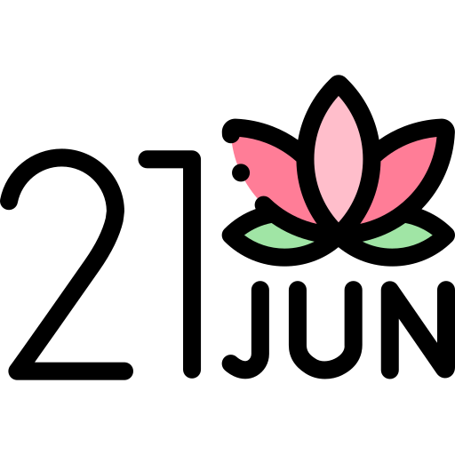 Международный день йоги. Detailed Rounded Lineal color иконка