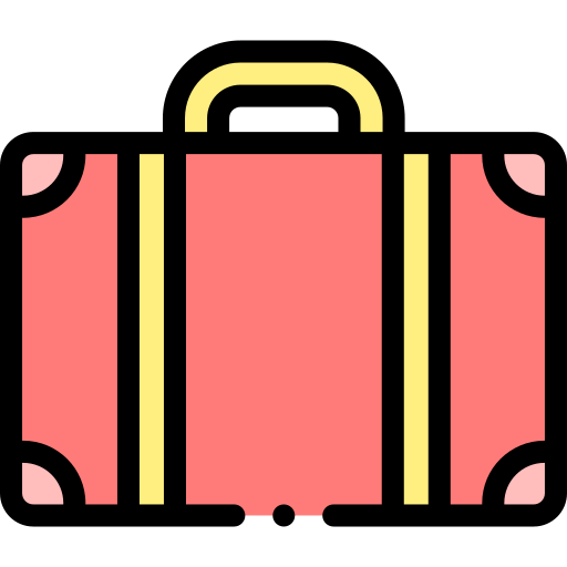 bagagem Detailed Rounded Lineal color Ícone