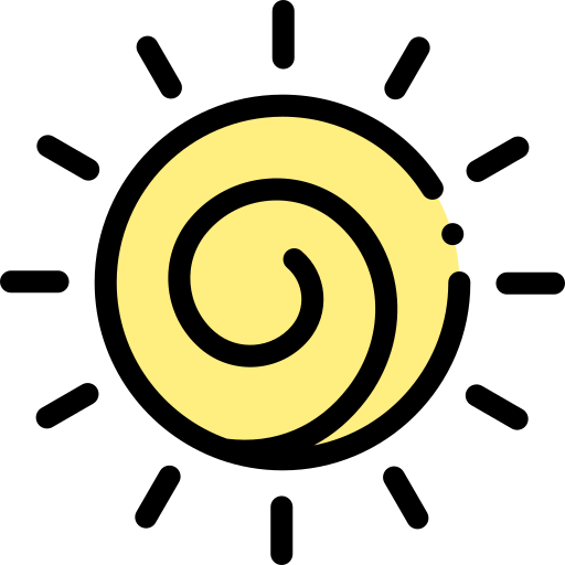 チャクラ Detailed Rounded Lineal color icon