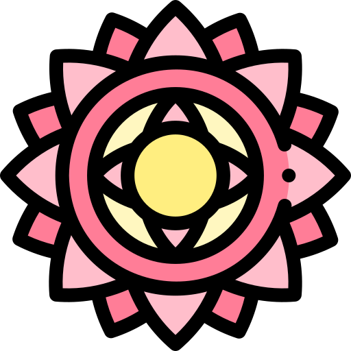 sahasrara Detailed Rounded Lineal color icono