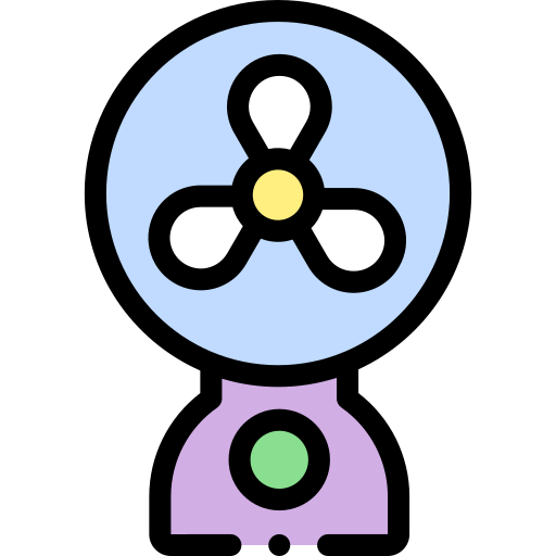 ファン Detailed Rounded Lineal color icon