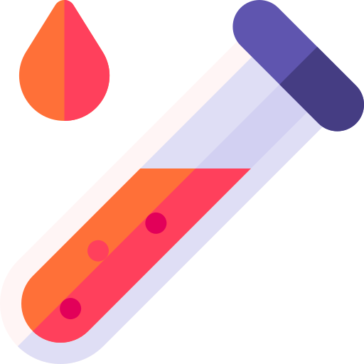 tubo de sangue Basic Rounded Flat Ícone