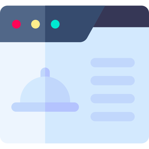 webseite Basic Rounded Flat icon