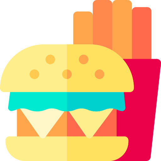 fast food Basic Rounded Flat ikona