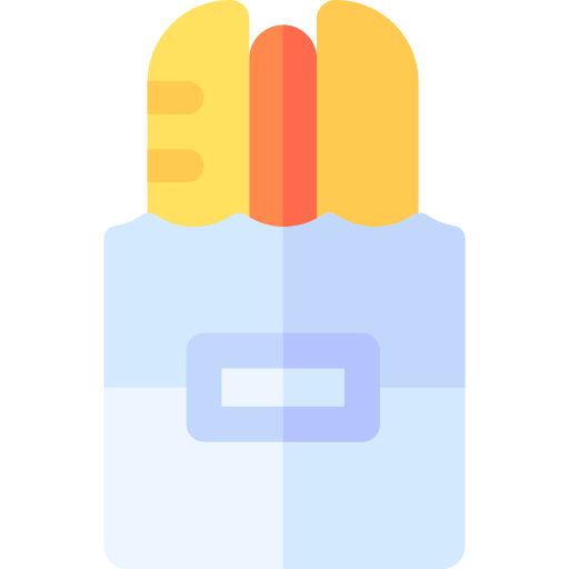 hotdog Basic Rounded Flat icon