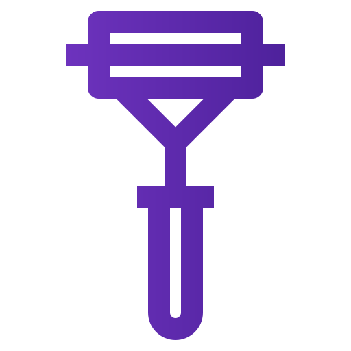 maquinilla de afeitar Generic Gradient icono