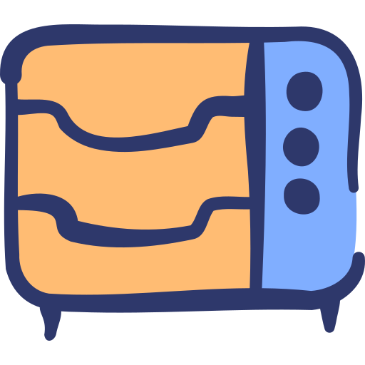toaster Basic Hand Drawn Lineal Color icon