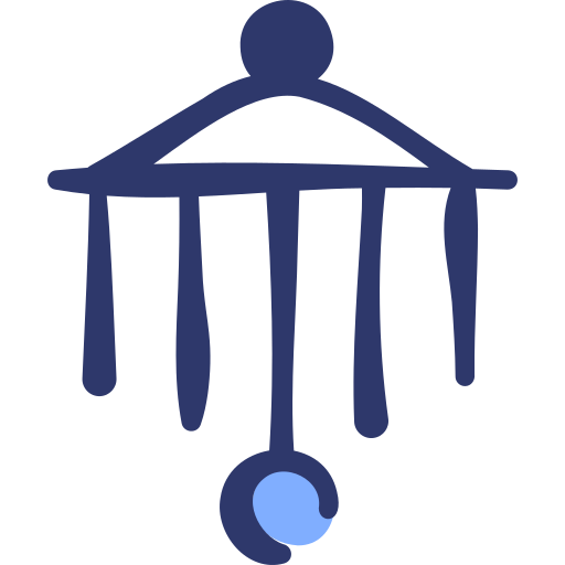 Wind chime Basic Hand Drawn Lineal Color icon
