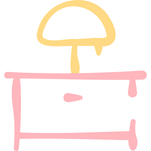 나이트 스탠드 Basic Hand Drawn Color icon