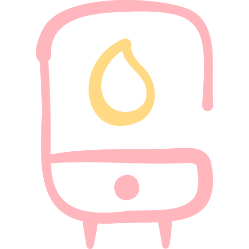 온수기 Basic Hand Drawn Color icon
