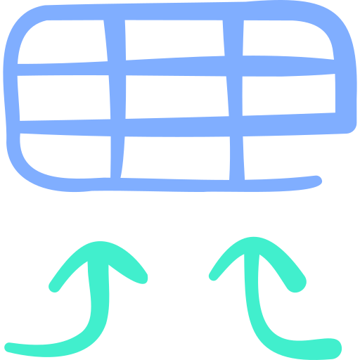 szyb powietrzny Basic Hand Drawn Color ikona