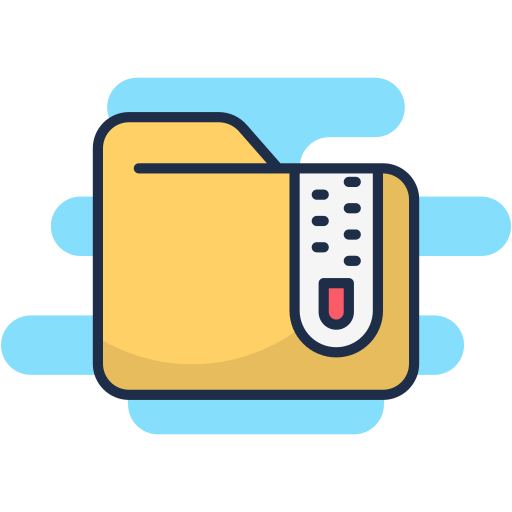 zip-datei Generic Rounded Shapes icon