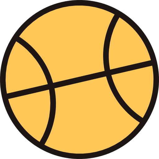 basketball Good Ware Lineal Color Icône