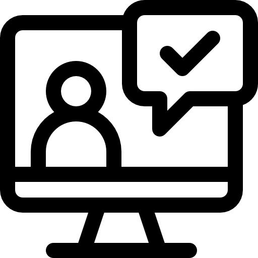 getuigenis Basic Rounded Lineal icoon