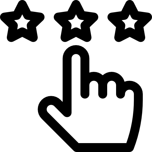 avaliação Basic Rounded Lineal Ícone