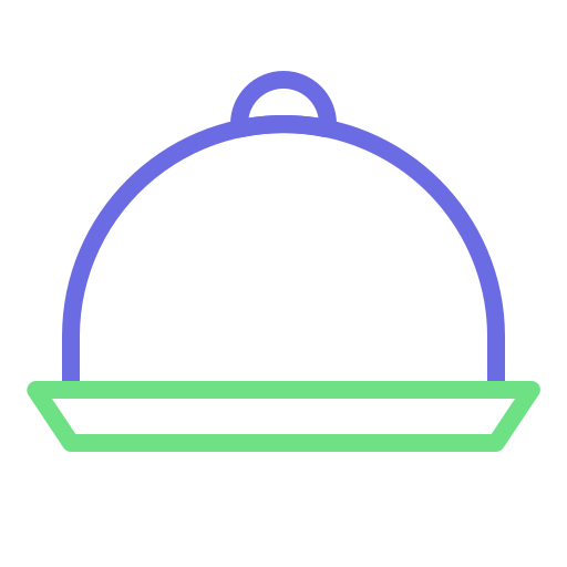 Platter Generic Outline Color icon