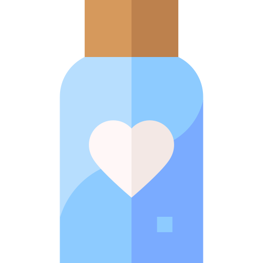 бутылка с водой Basic Straight Flat иконка