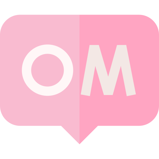 Om Basic Straight Flat icon