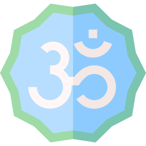 Om Basic Straight Flat icon