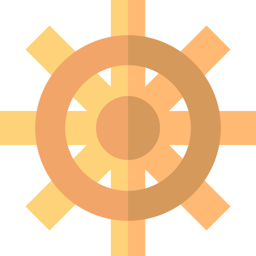 ruota del dharma Basic Straight Flat icona