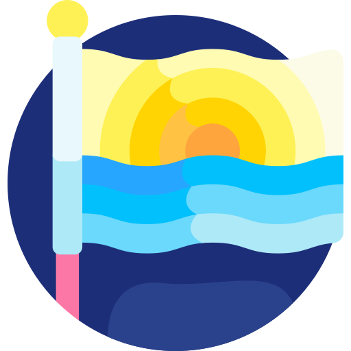 vlag Detailed Flat Circular Flat icoon