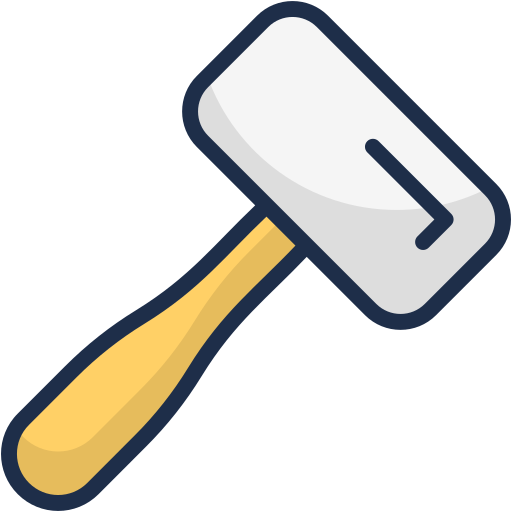 Hammer Generic Outline Color icon