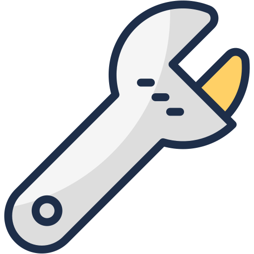 Wrench Generic Outline Color icon