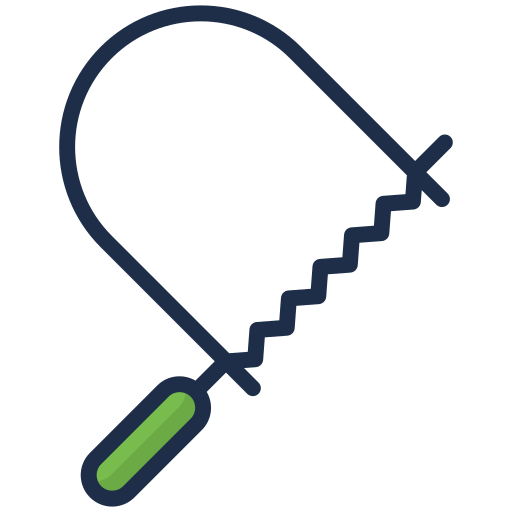 Coping saw Generic Outline Color icon