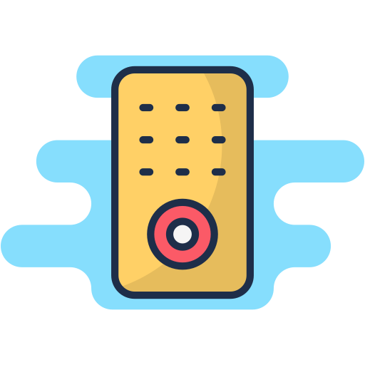 Remote control Generic Rounded Shapes icon