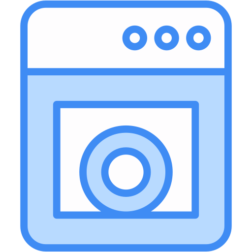 afwasmachine Generic Blue icoon