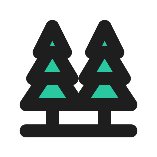 kerstboom Generic Outline Color icoon