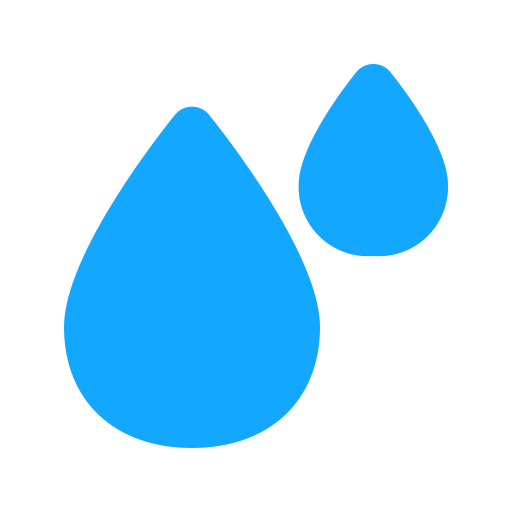 waterdruppels Generic Flat icoon