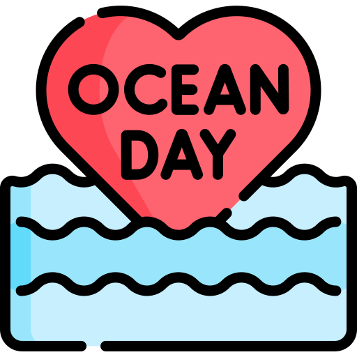 World oceans day Special Lineal color icon