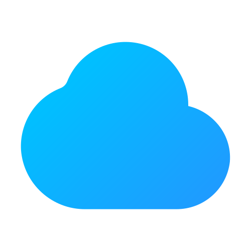 nube Generic Flat Gradient icono