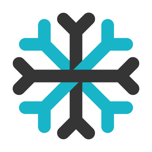 sneeuwvlok Generic Outline Color icoon