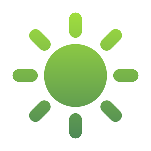 Солнце Generic Flat Gradient иконка