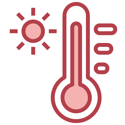 Thermometer Surang Red icon