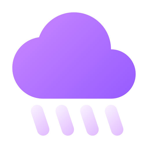雨の Generic Flat Gradient icon